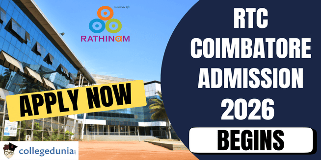 RTC Coimbatore Begins Admission 2026 @rathinamcollege.edu.in; Apply By May 15